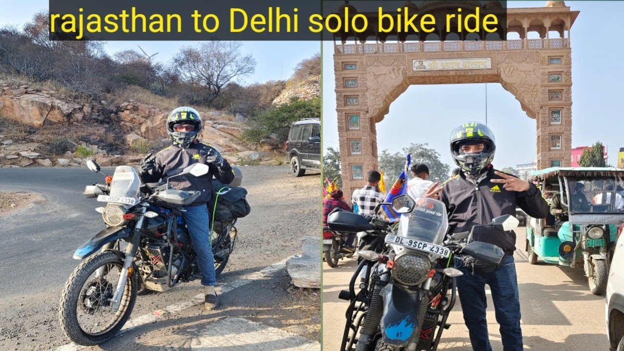 Rajasthan to delhi solo bike ride /is ride me khatu shyamji ke darshan karke aanand aa gae#riderlife