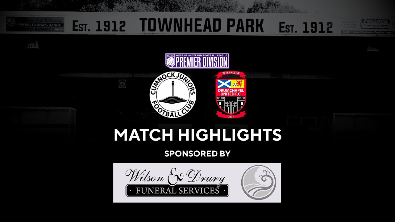 Cumnock Juniors vs Drumchapel United | WOSFL Premier Division | Saturday 23rd August 2025