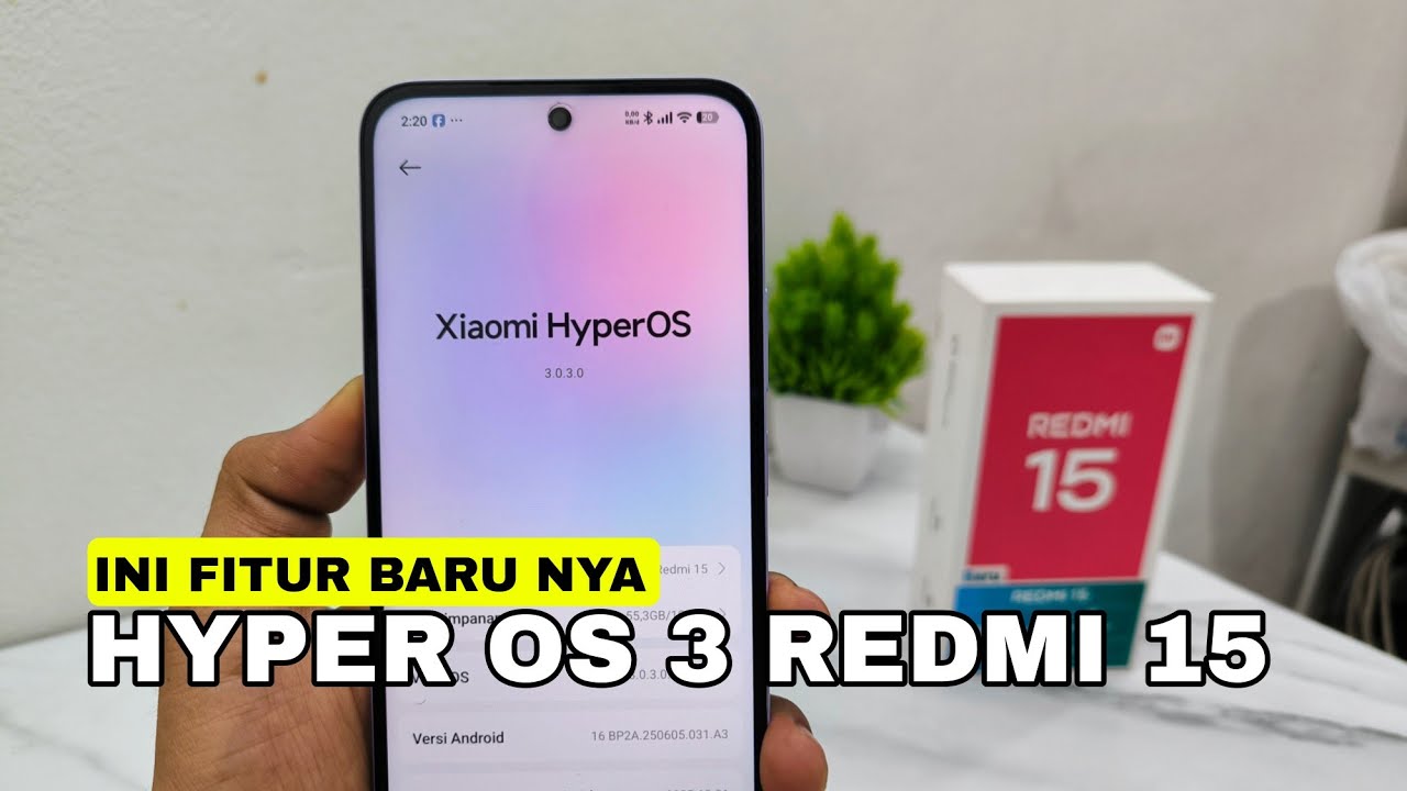 Redmi 15 | dapat hyper os 3 , ini fitur2 baru nya