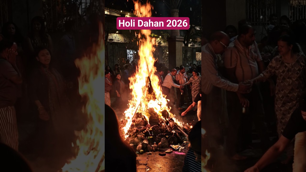 Holi Celebration 2026 at Bramha Suncity Pune | Grand Holika Dahan | Society Holi Festival