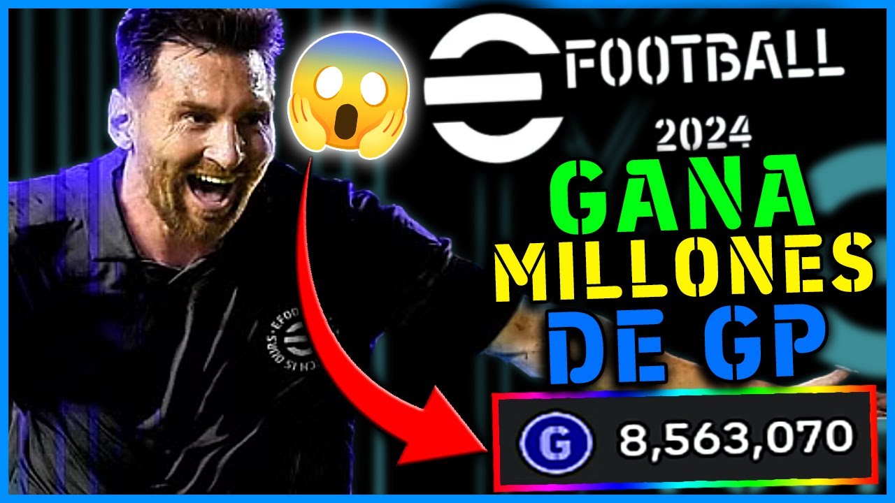 💰&iquest;Como GANAR MUCHO GP RAPIDO EN Efootball 2024?🤑 | 3 TRUCOS (Funciona)✅