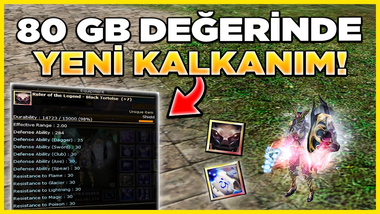 80 GB DEĞERİNDE YENİ KALKANIM! 🛡️🔥 | ÇOK UĞRAŞTIK, BAŞARDIK! 💪 | Knight Online Zero #41