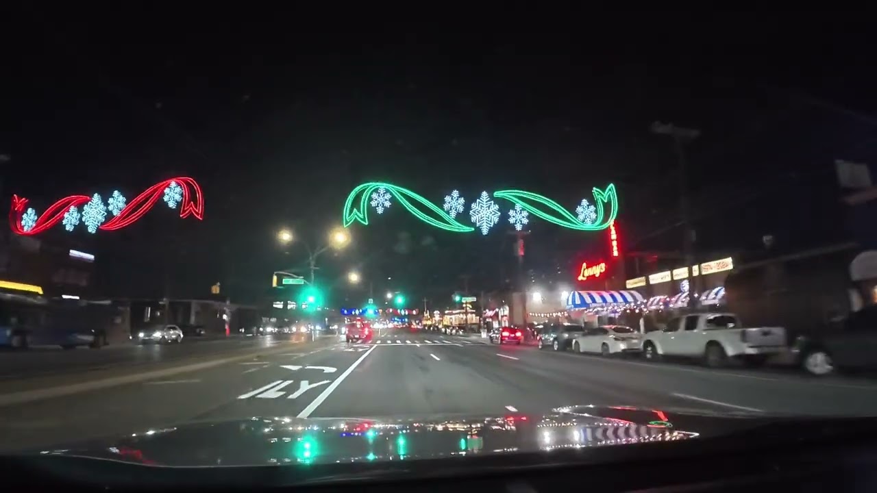Christmas Eve driving to Brooklyn from Rockaway’s. Merry Christmas and healthy family time 