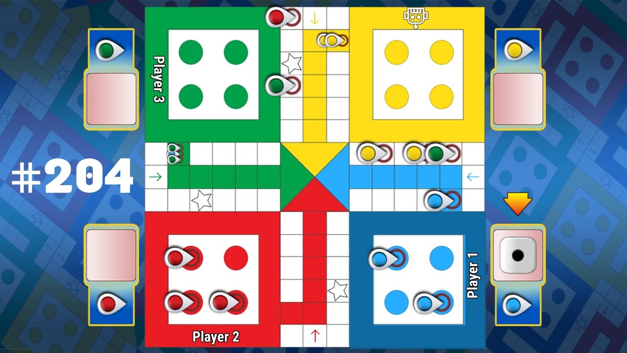 Ludo King Pro Player Moves | Android Offline Mode #204 #DiceRoll #CasualGaming #GameTime
