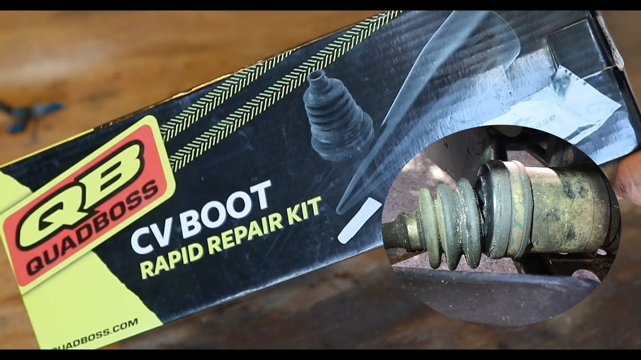How to Repair Torn CV Boot on ATV UTV SXS Using The QuadBoss CV Rapid Repair Kit