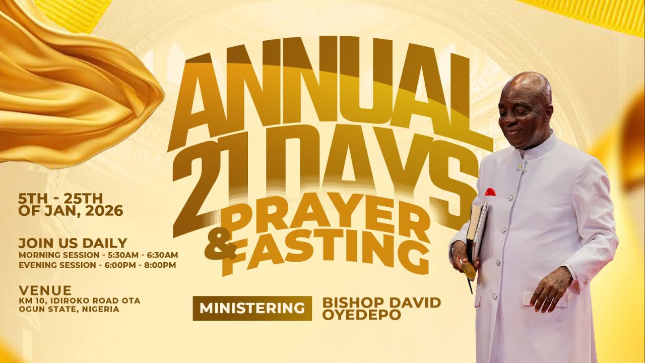 21 DAYS OF PRAYER AND FASTING | DAY 1 | 5, JANUARY 2026 | FAITH TABERNACLE OTA