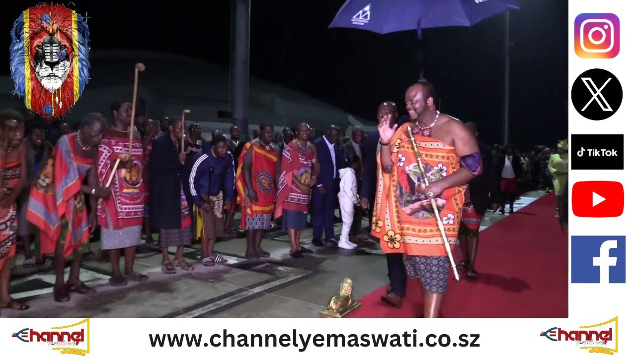 His Majesty's Arrival at the KMIII International Airport from President Ramaphosa's Inauguration