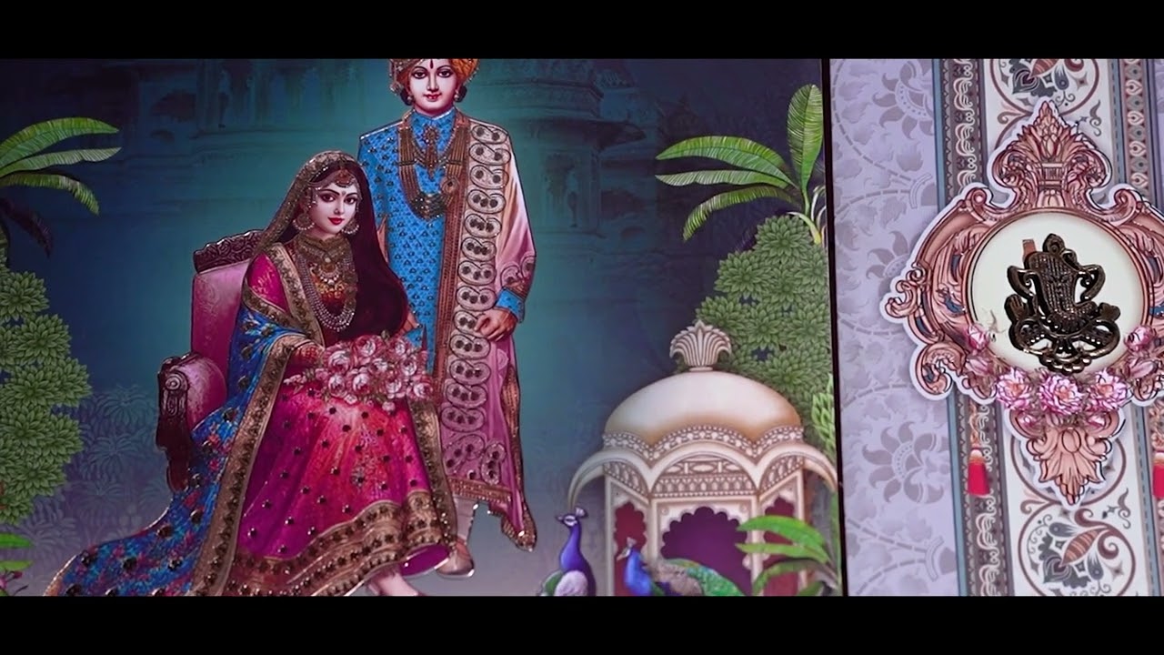 Wedding card opening  Satvika weds Madan
