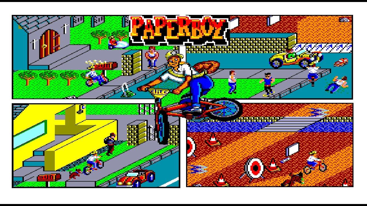 Paperboy Amstrad CPC speedrun