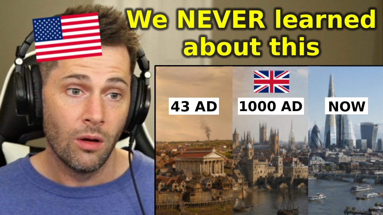 American Reacts to the Entire History of London