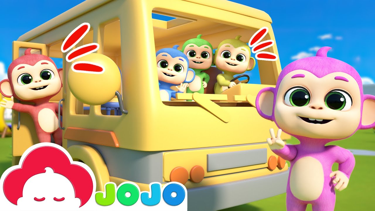 Cinco Monitos Traviesos 🐵 | Canciones Infantiles | JoJo en Español
