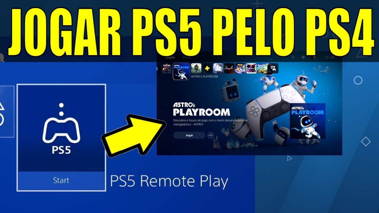 REMOTE PLAY DO PS5 PELO PS4 !!! COMO FUNCIONA !!!