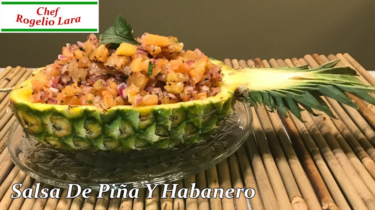 Salsa De Piña Y Habanero, Receta Deliciosa!