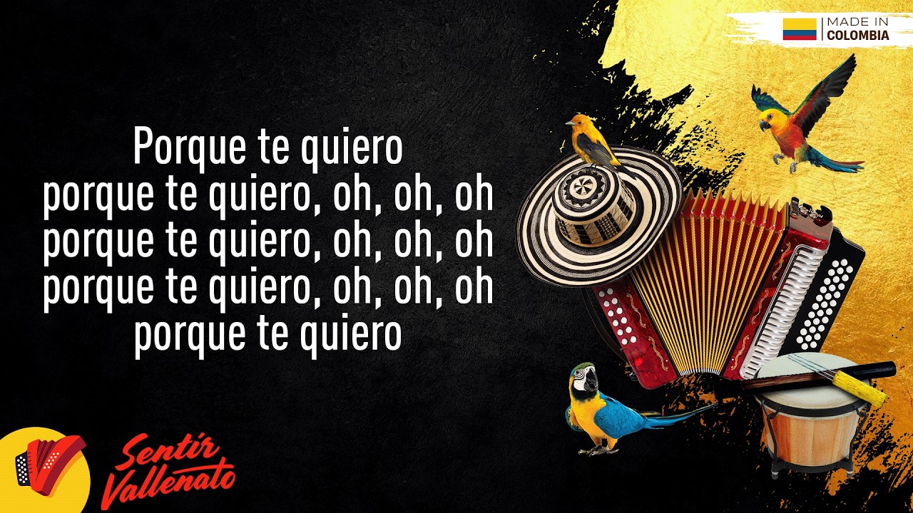 ¿Dónde Están Esos Amores?, Los Diablitos, Video Letra - Sentir Vallenato