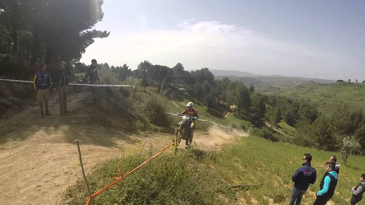 4&deg; Prova Campionato Regionale Enduro Sicilia - Aidone - Eros Doria Passaggio in linea spettacolare
