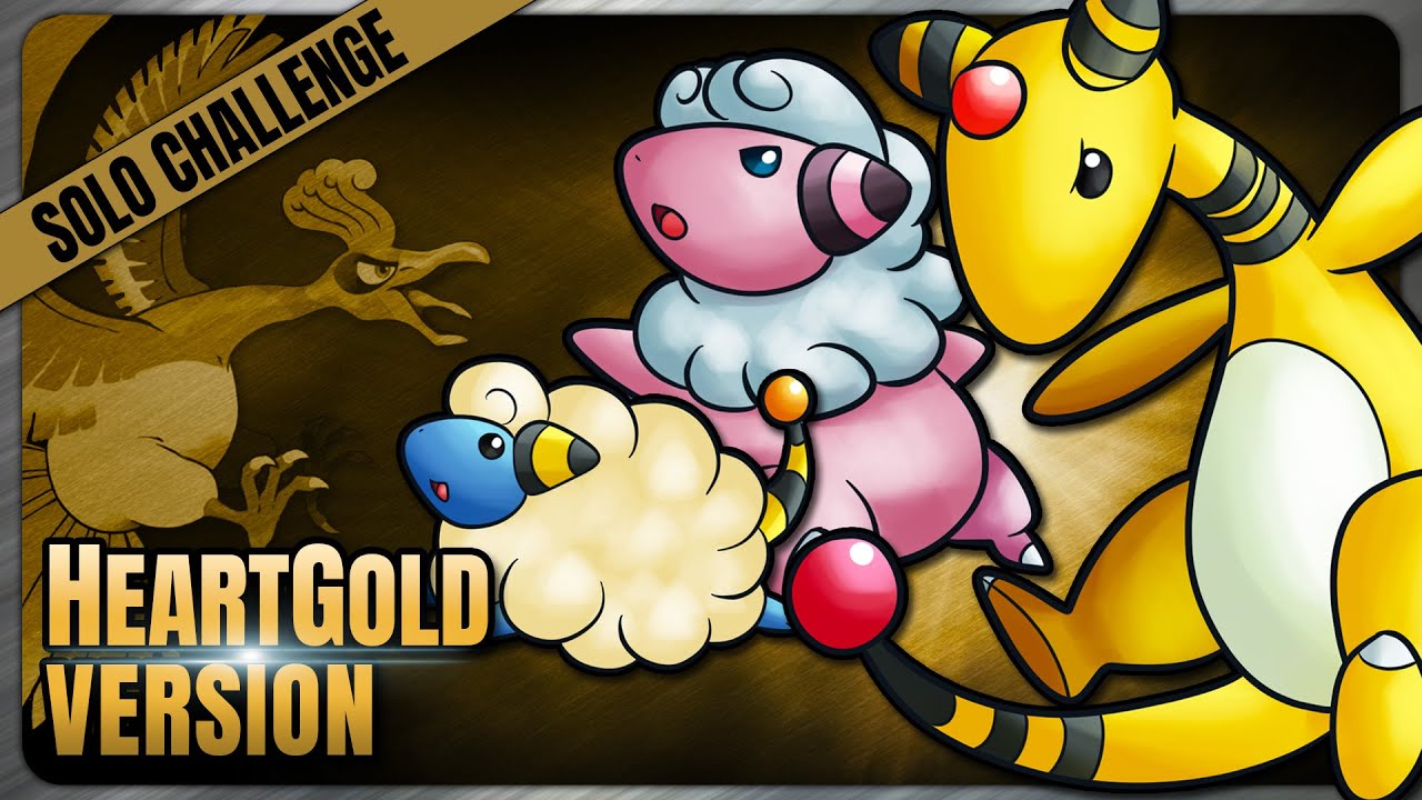 Ampharos-line Solo Challenge - Pokemon HeartGold