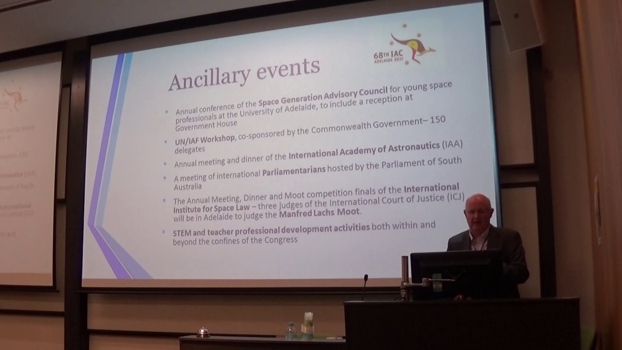 [CUBESAT2017] The Space Industry Association of Australia & IAC2017