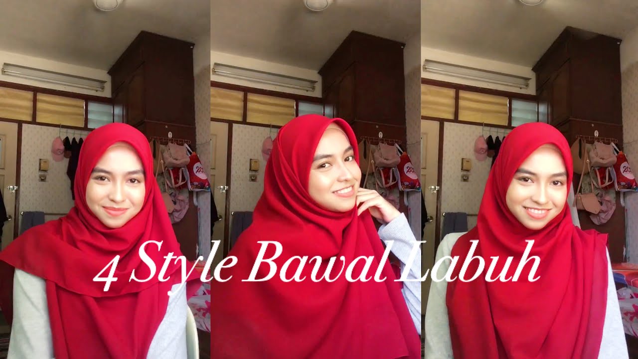4 STYLE BAWAL LABUH . TUTORIAL MUDAH BAWAL BIDANG 60
