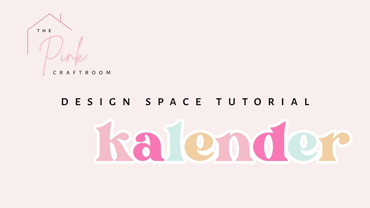 Cricut Design Space tutorial zelf een Kalender maken