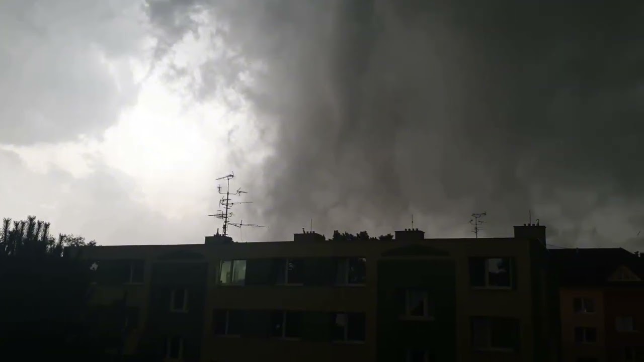 Closeup of F4 Tornado in Hodonín, Czechia