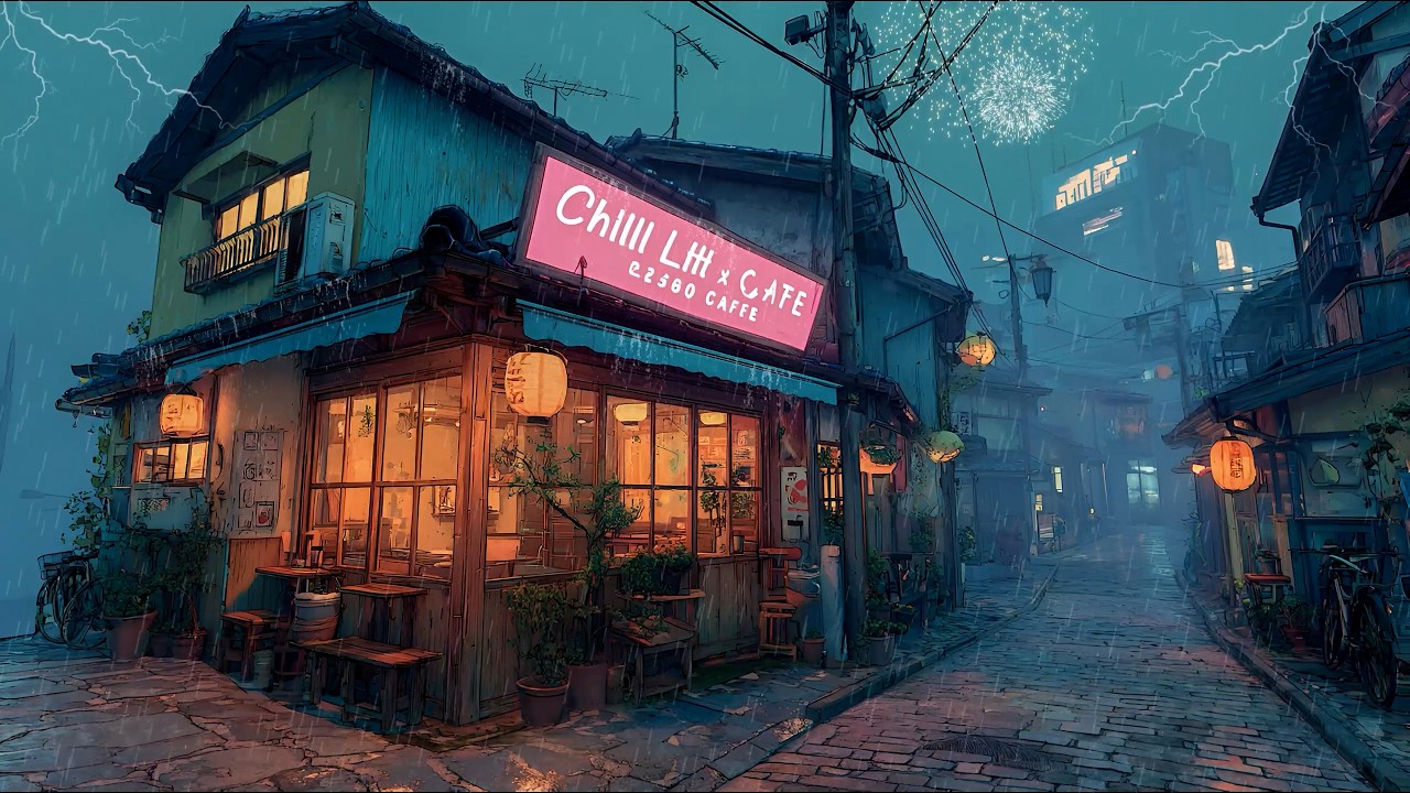 Lost in a 90s Rainstorm 🌧️ Dreamy Chillhop for Study & Sleep