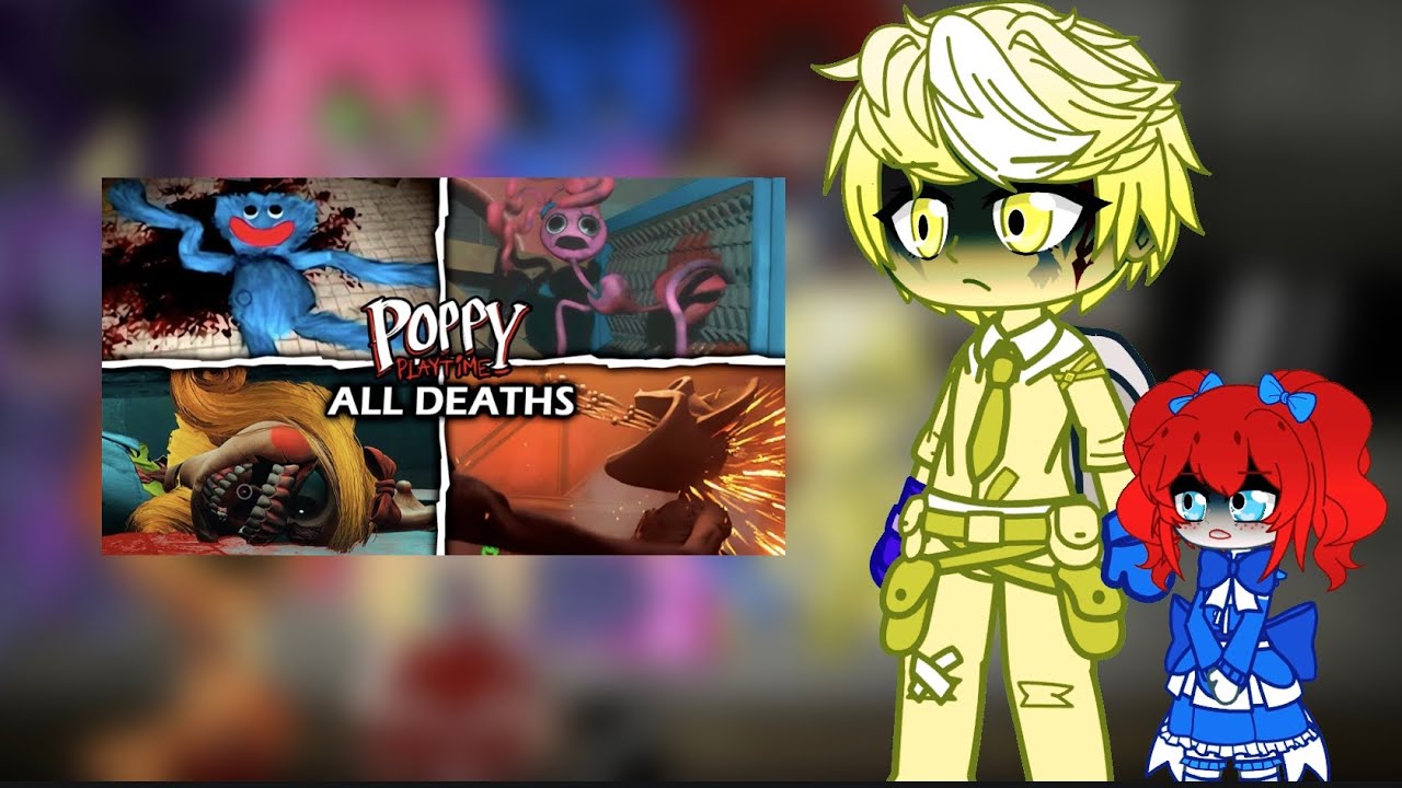 Poppy Playtime Reacts To All Toy Deaths | Read Description