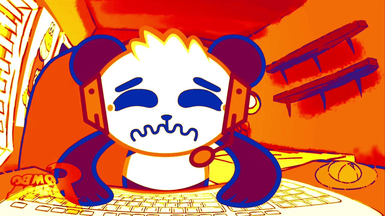 Combo Panda Crying Effects Logo 