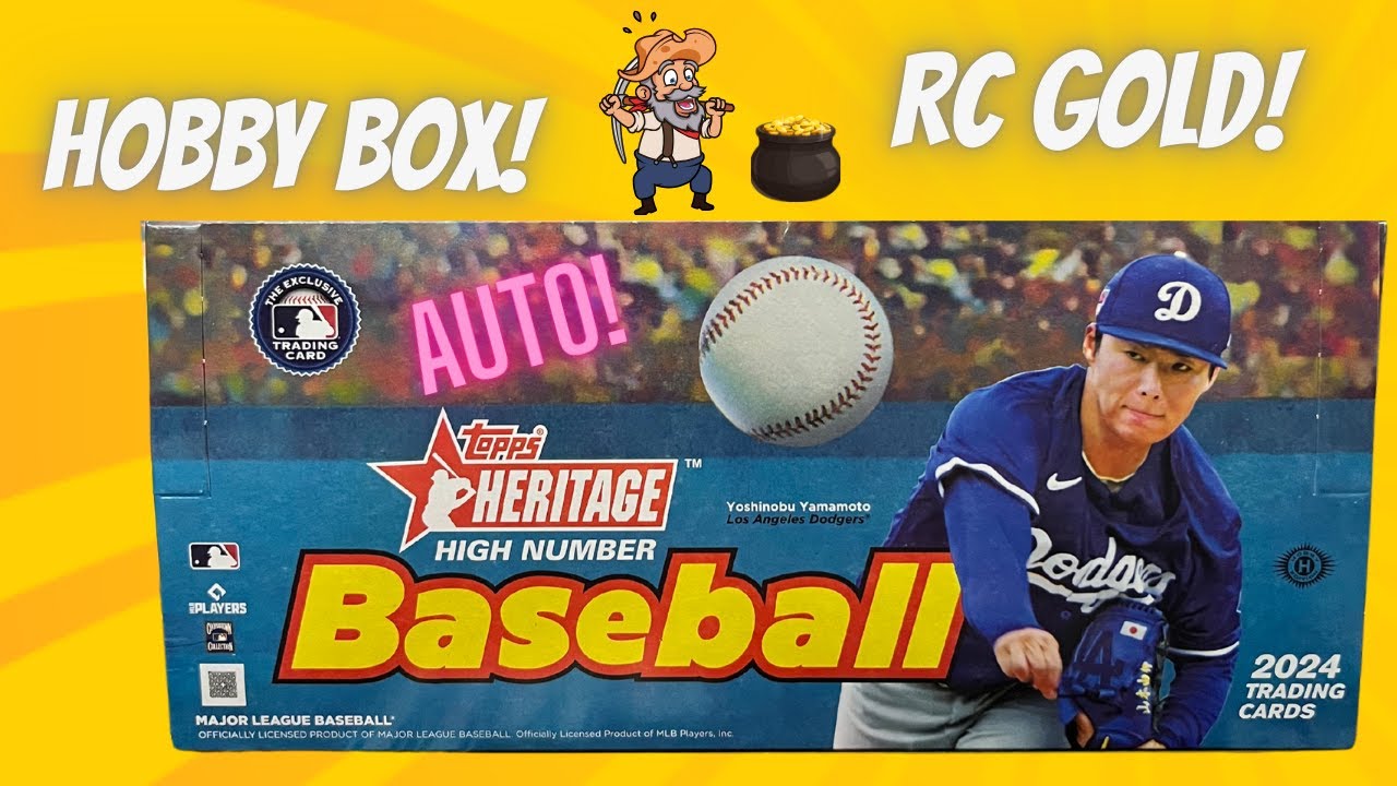 💥 Gold RC #/5!! 😱 2024 Topps Heritage High Number Hobby Box ** Auto & More!! **