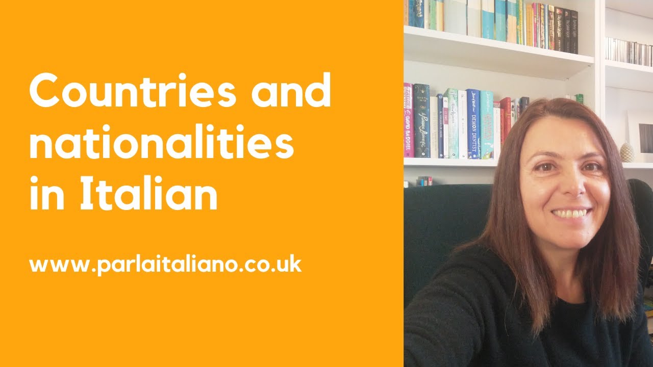 Countries and nationalities in Italian