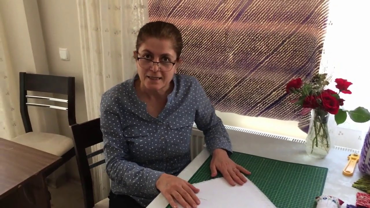 Patchwork (kırkyama) Saçaklama/Chenille Çalışması | Patchwork Fringe Work