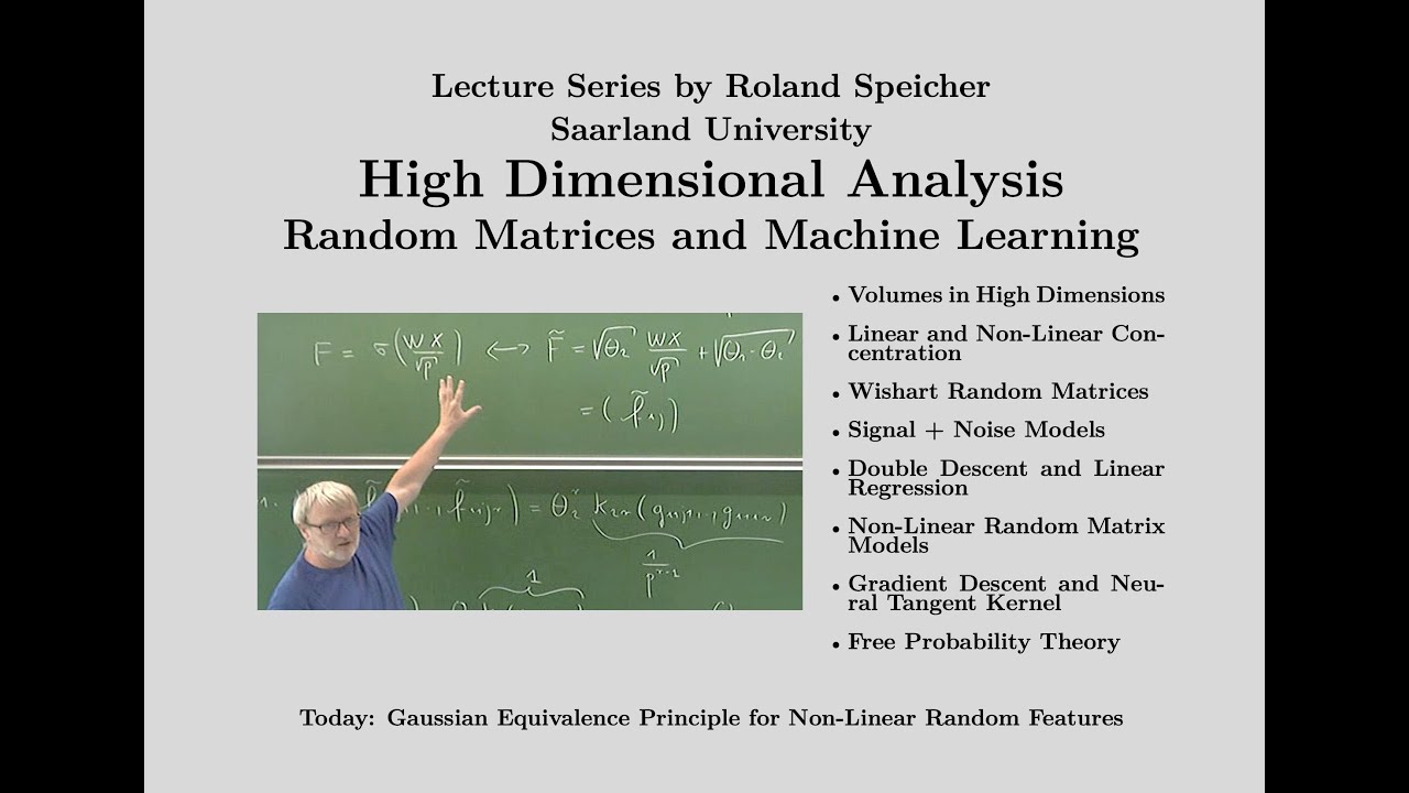RM+ML: 25. Gaussian Equivalence Principle for Non-Linear Random Features