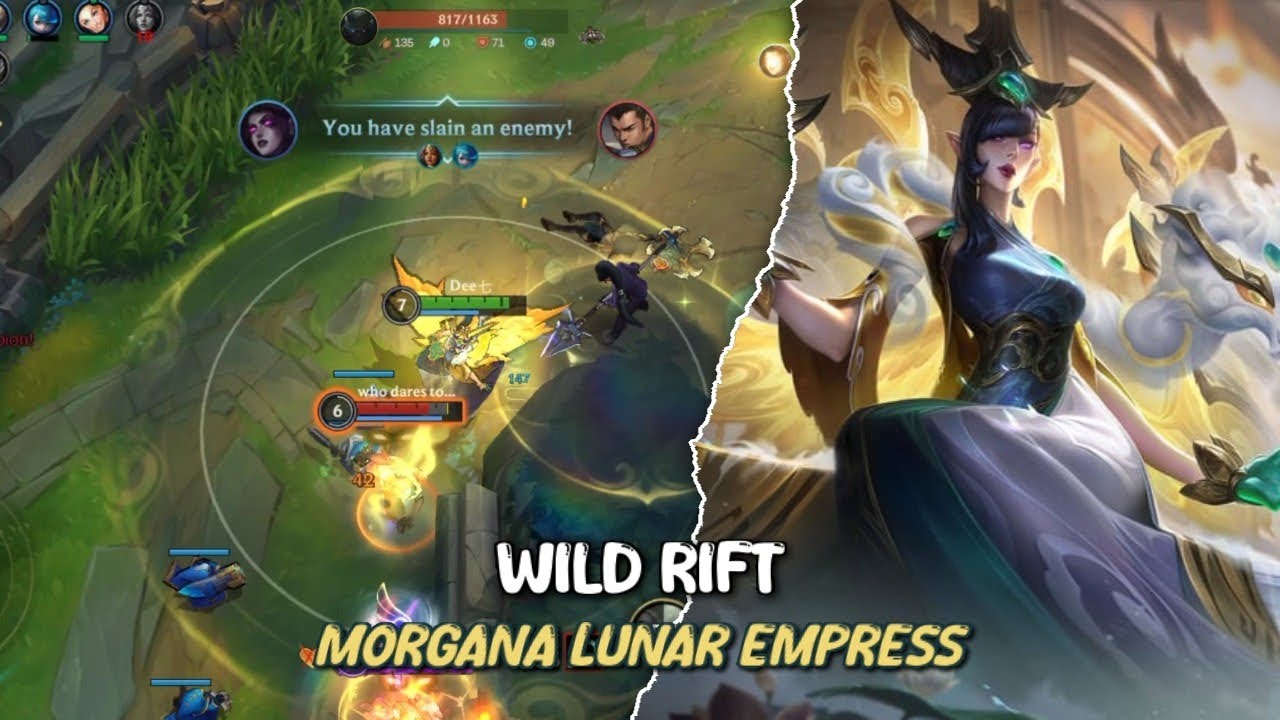 Morgana Lunar Empress Gameplay - League of Legends: Wild Rift