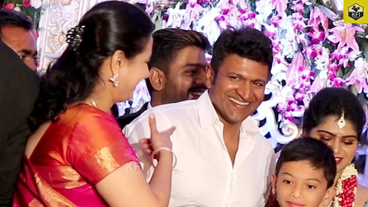 Puneeth Rajkumar With Ashwini Lovely Moments | Anup Sa Ra Govind Marriage | Ashwini Punith Rajkumar