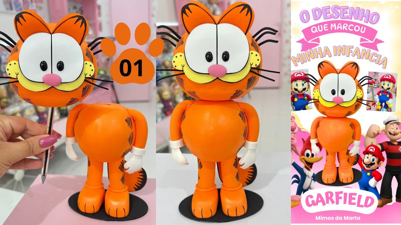Caneta Garfield de Eva | Parte 01