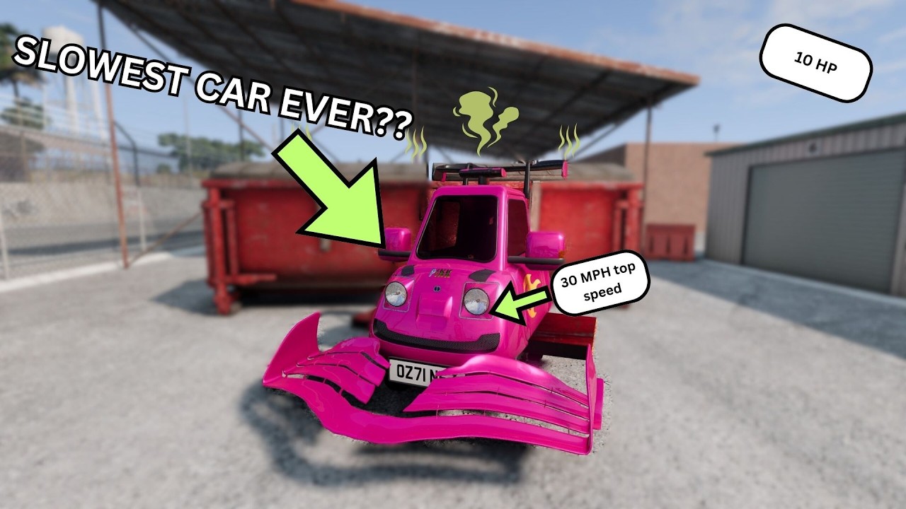 I Built the WORST Car Possible… Then Raced It