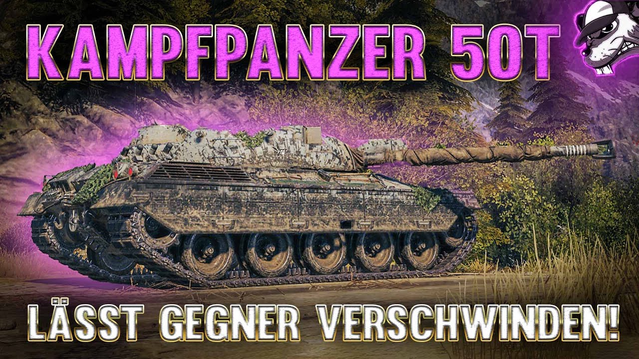 Kampfpanzer 50t - Lässt Gegner verschwinden [World of Tanks - Gameplay - Deutsch]