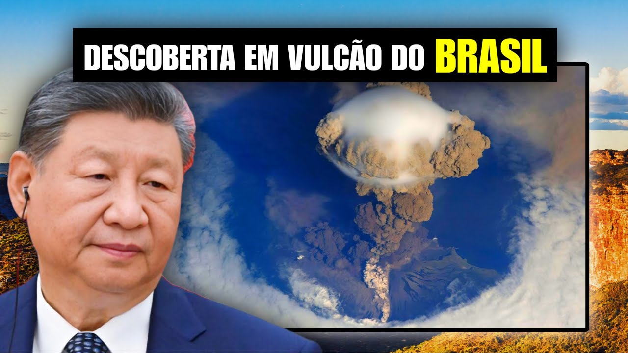 DESCOBERTA EM VULC&Atilde;O BRASILEIRO DESAFIA A CHINA 