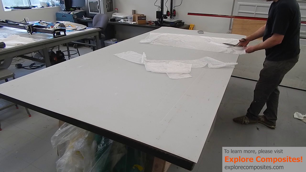 Preparing Peel-ply, Release Film and Breather for Vacuum Bagging