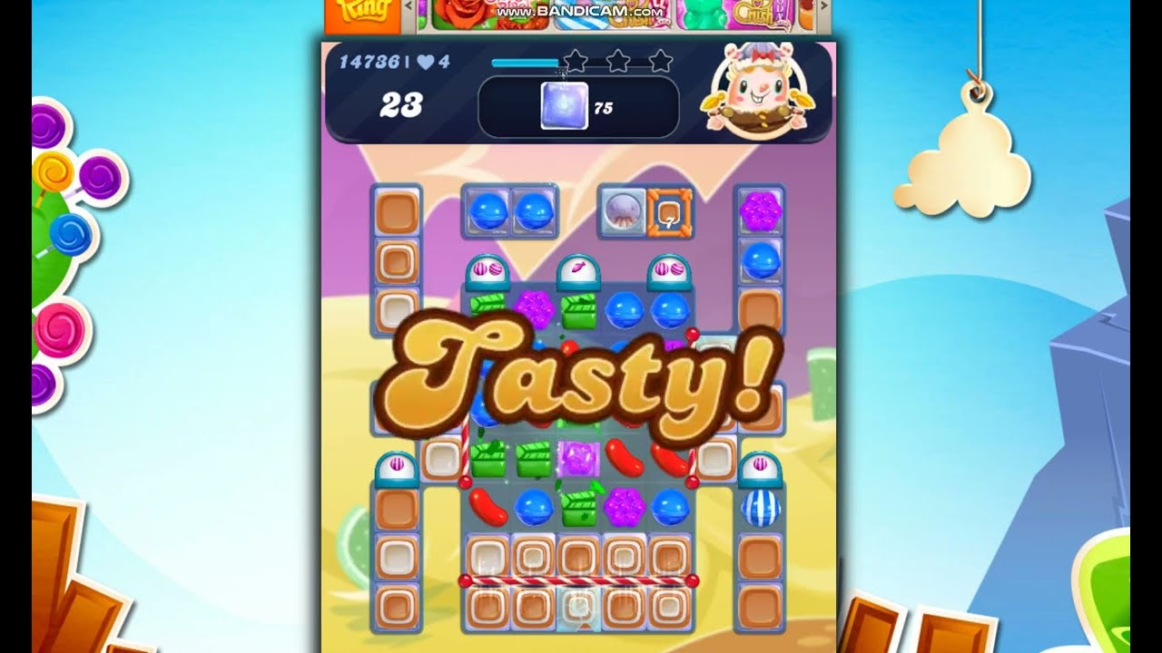 Candy Crush Saga Level 14736 NO BOOSTERS