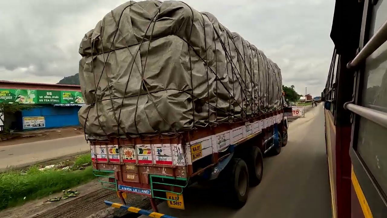 Kochi - Salem Highway 🔥 NH 544 🔥 Palakkad - Coimbatore Road  🔥 KSRTC Ride 🔥 4K - UHD - 60 FPS