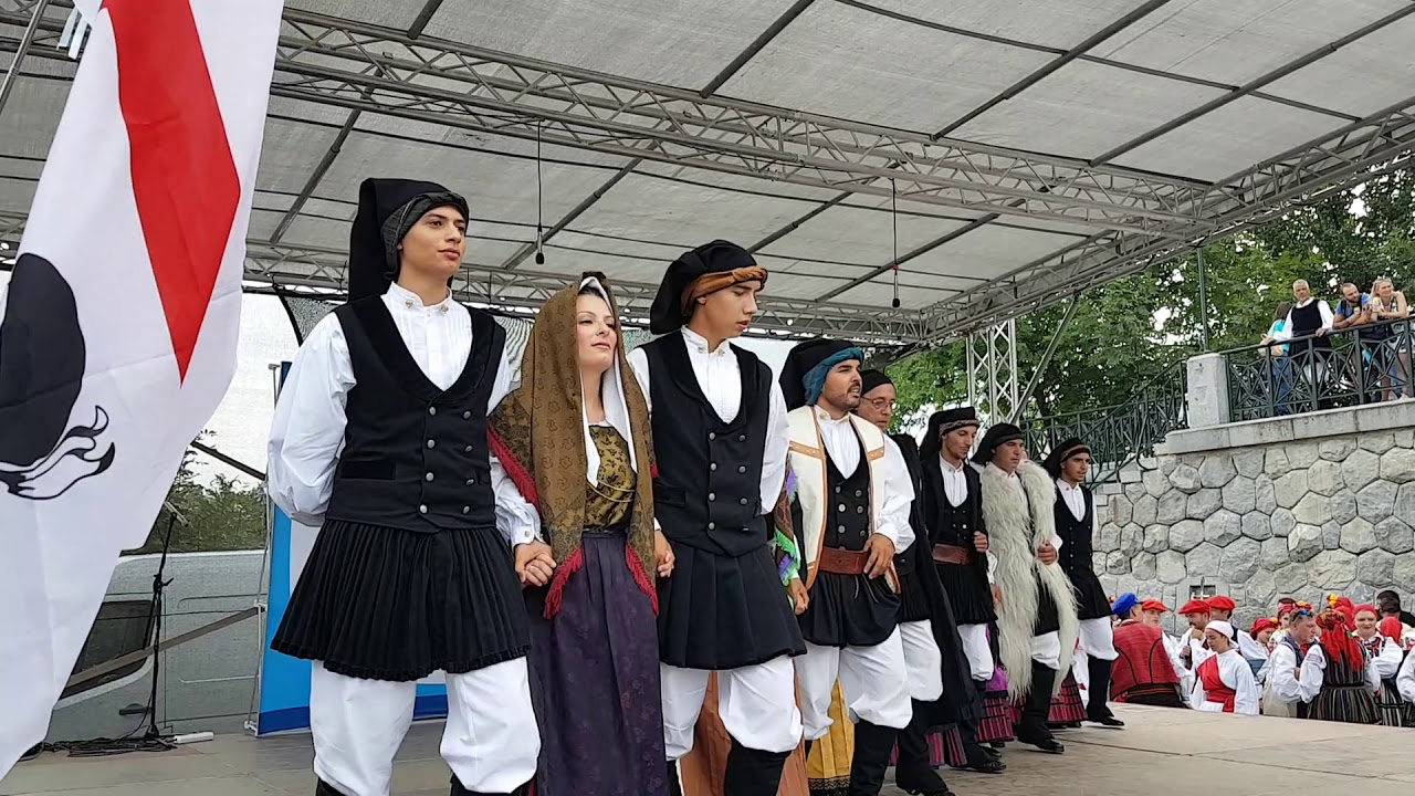 Summer folklore festival 2019,   group Sardinia