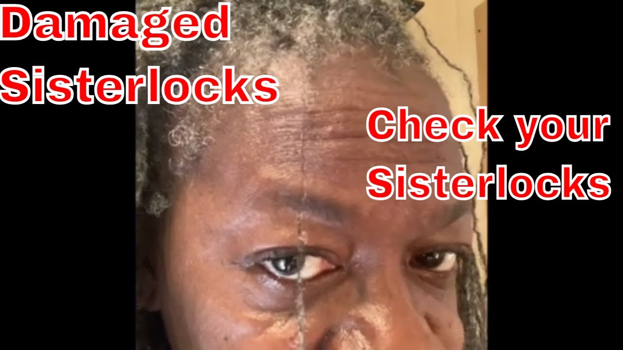 Check for Damaged #Sisterlocks Repair 550 #HairForTheJourney #Sisterlocks #Microlocs