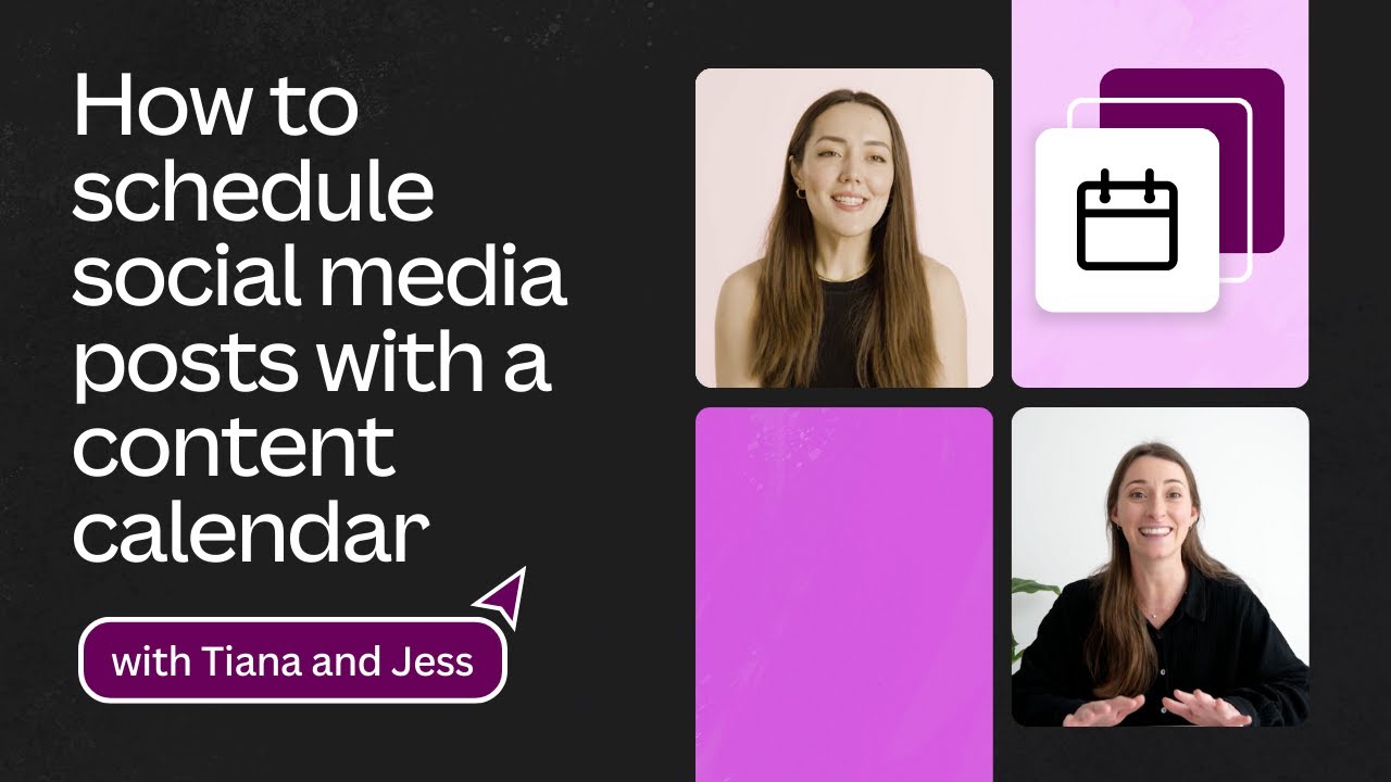 How to schedule social posts with a content calendar | How to make amazing videos for social media