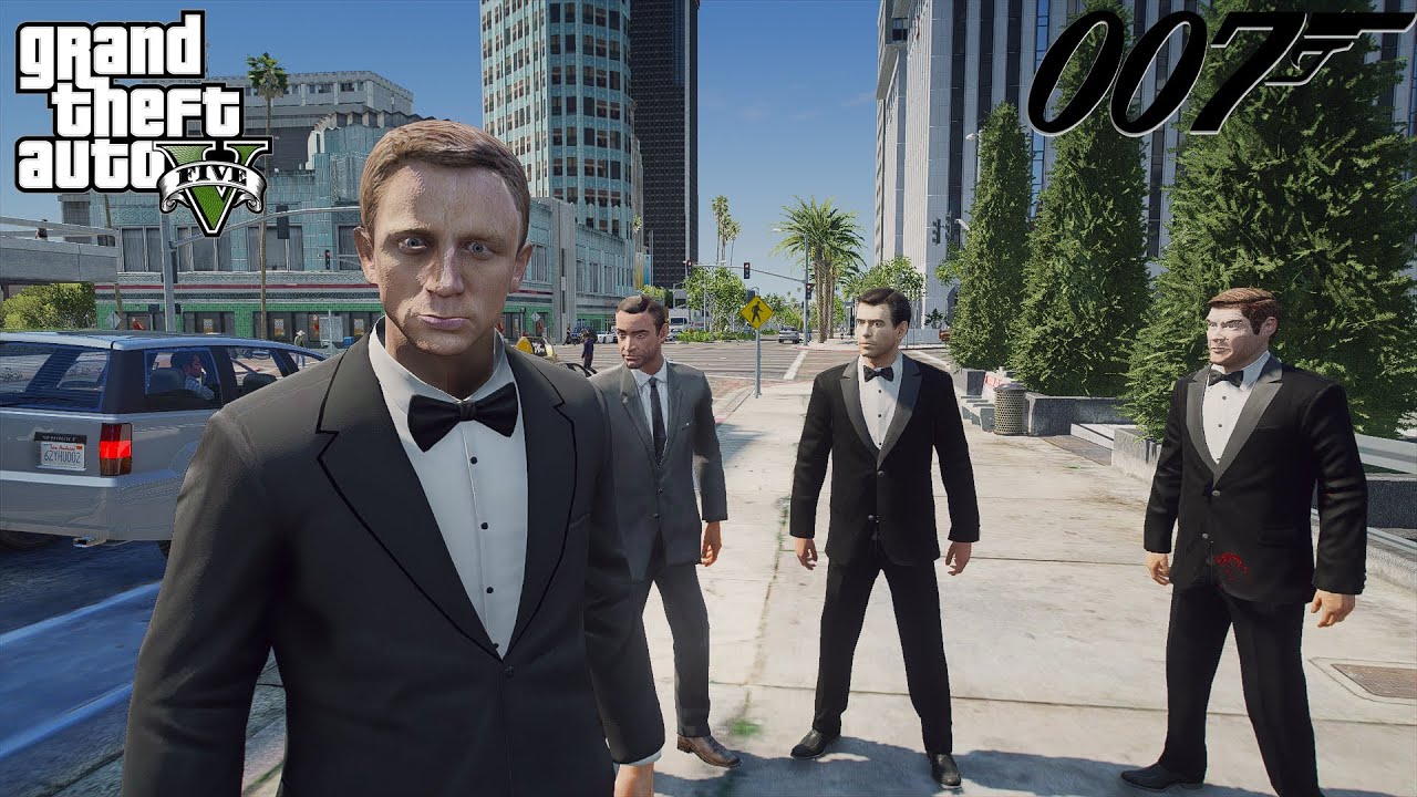 James Bond VS Merryweather - GTA 5 Mod