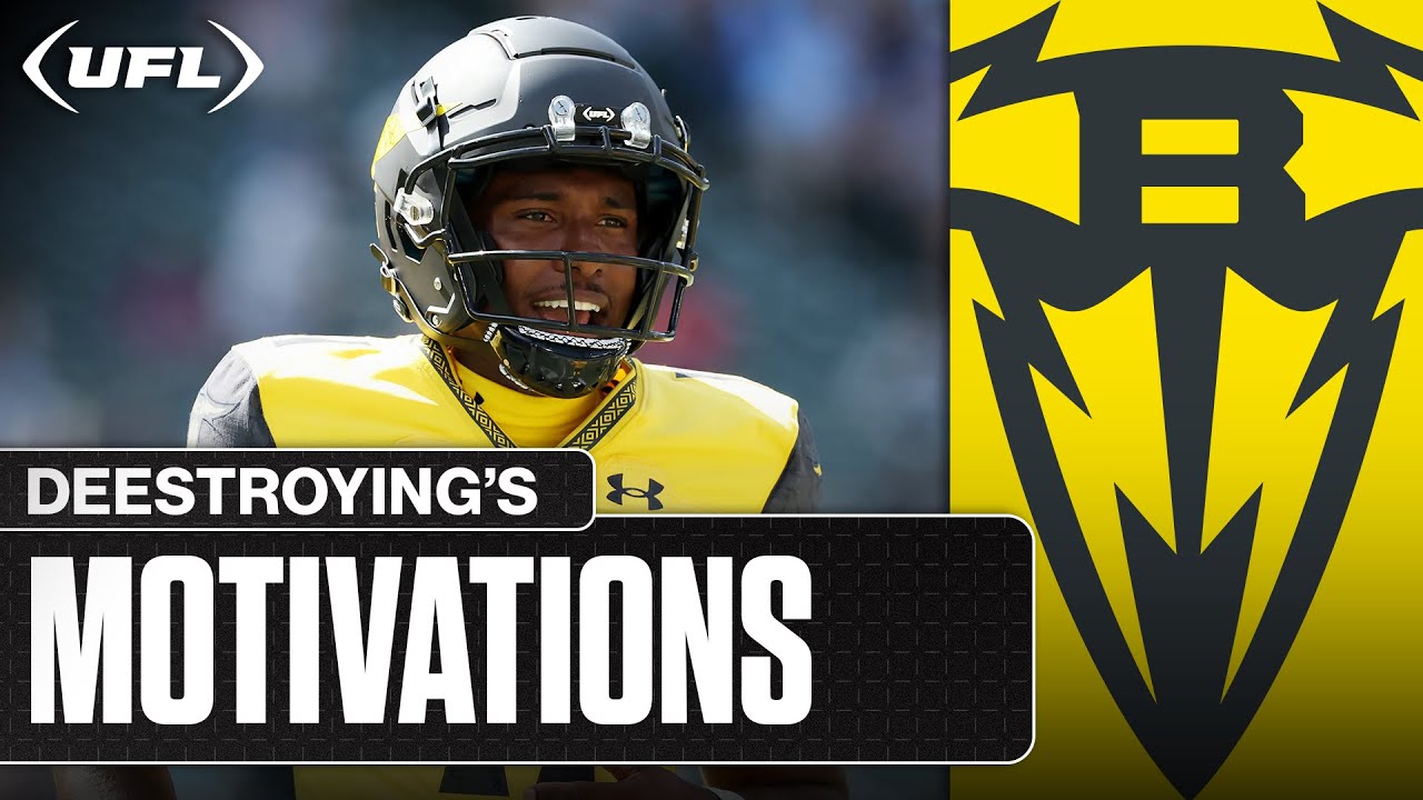 Deestroying talks preparation for UFL game days & NFL motivation | UFL on FOX