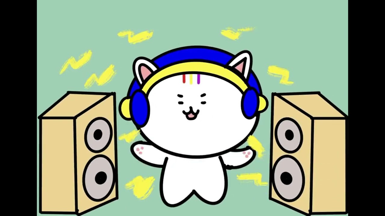 [EDM CAT Music] EDM, 무거운 고양이 (White cat ver.), I'm a heavy cat, AI EDM