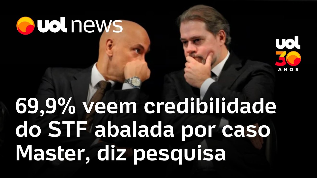 69,9% veem credibilidade do STF abalada por causa do caso Master, diz pesquisa Meio/Ideia