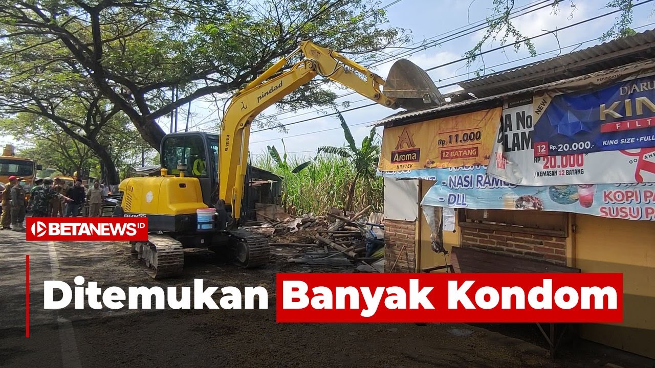 Satpol PP Jateng Terjun Langsung Bongkar Warung Remang Remang di Margorejo Pati
