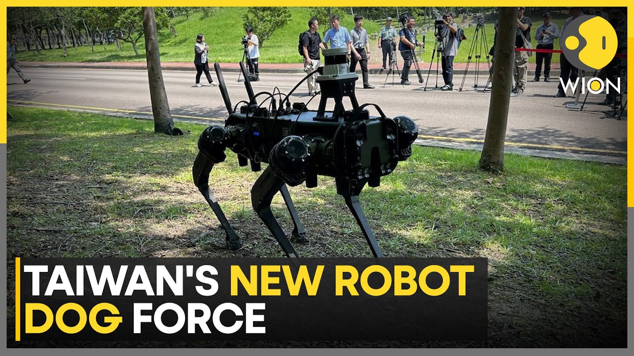 Taiwan Unveils New Robot Dogs For South China Sea Patrols | WION News