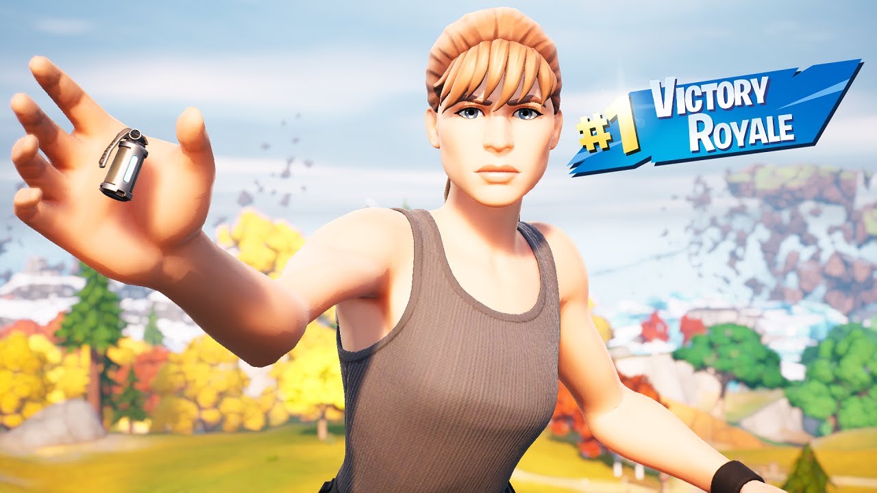 VICTORIA CON LA SKIN SARAH CONNOR FORTNITE